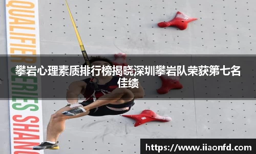 攀岩心理素质排行榜揭晓深圳攀岩队荣获第七名佳绩